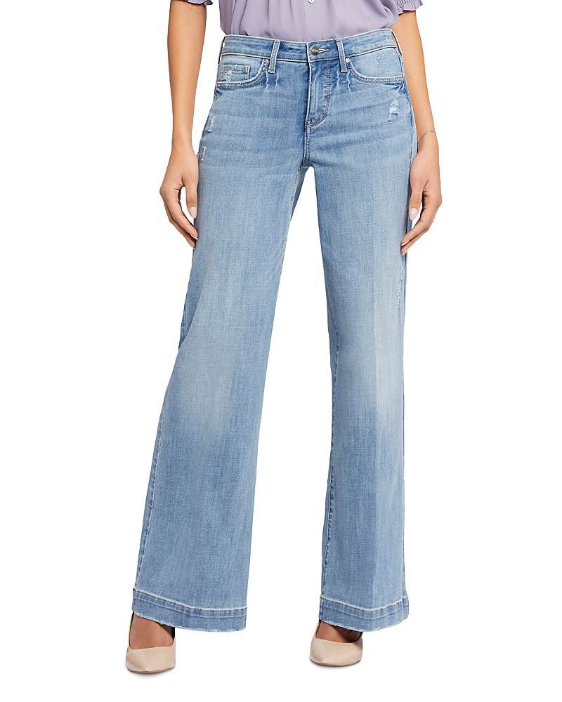 Nydj Womens Teresa Wide Leg 1.5 Hem Jeans product image