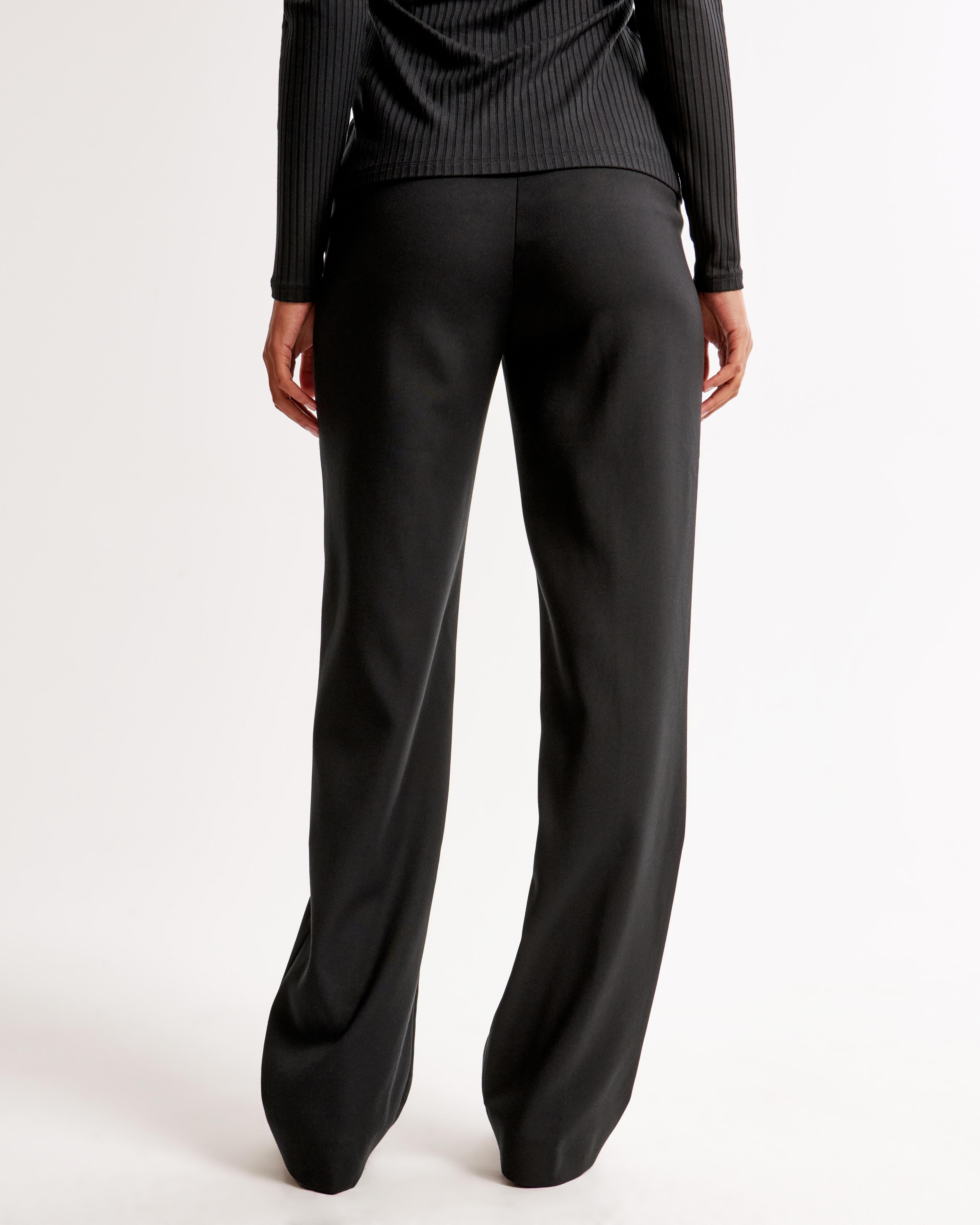 Mid Rise Tailored Straight Pant Product Image