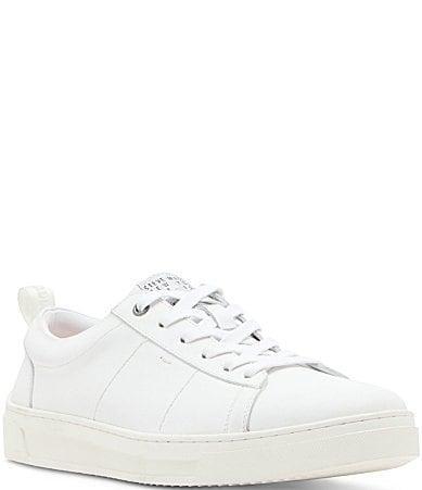 Steve Madden Mens Nickai Leather Sneakers Product Image