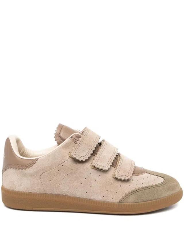 ISABEL MARANT Beth Suede Low-top Sneakers In Brown Product Image