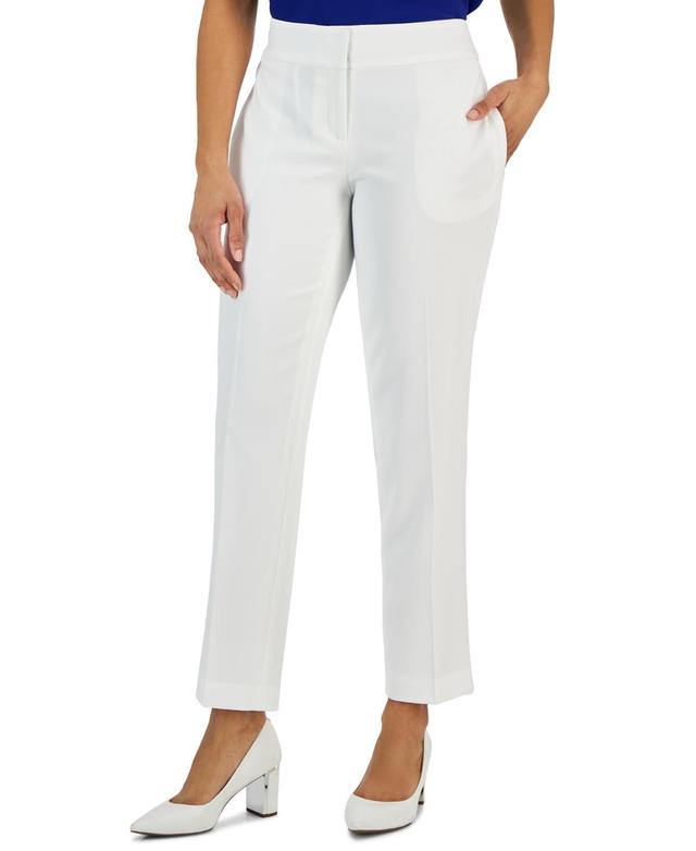 Kasper Petite Slim Straight-Leg Trousers Product Image