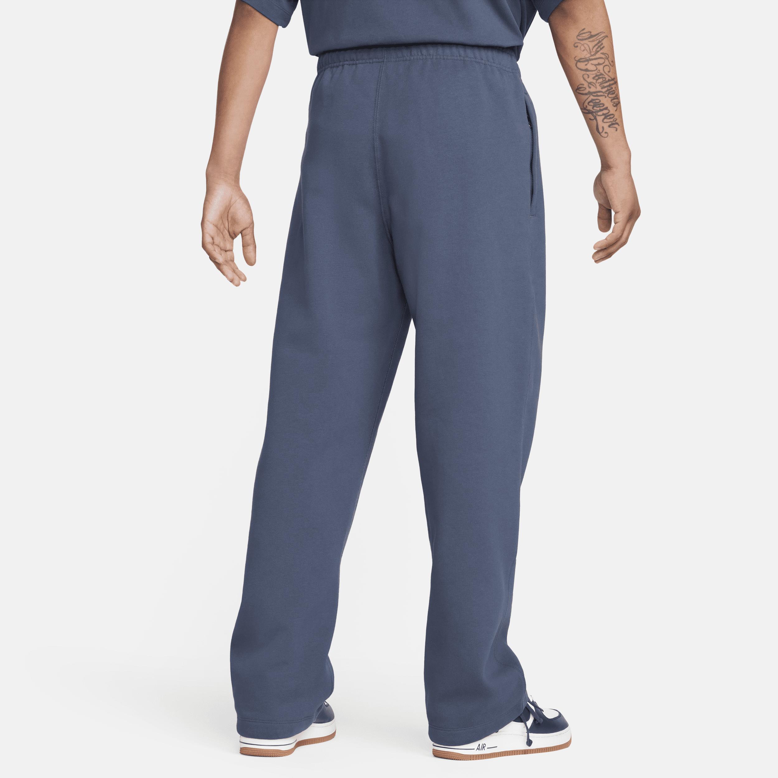 Nike Solo Swoosh Men's Open-Hem Fleece Pants Product Image