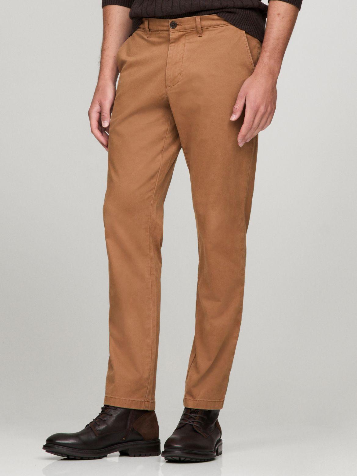 Tommy Hilfiger Men's Twill Flex Slim Fit Chino - Brown - 28W x 30L product image