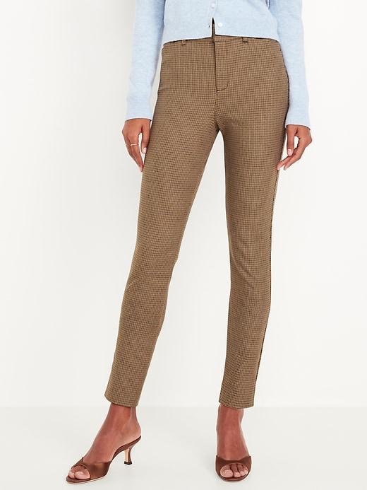 High-Waisted Pixie Skinny Ankle Pants Product Image