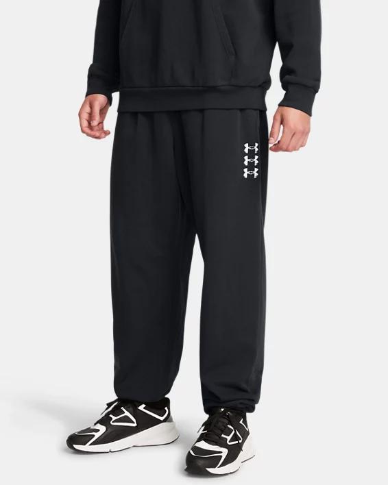 Men's UA Rival Fleece Textured Sliced 'N Diced Pants Product Image