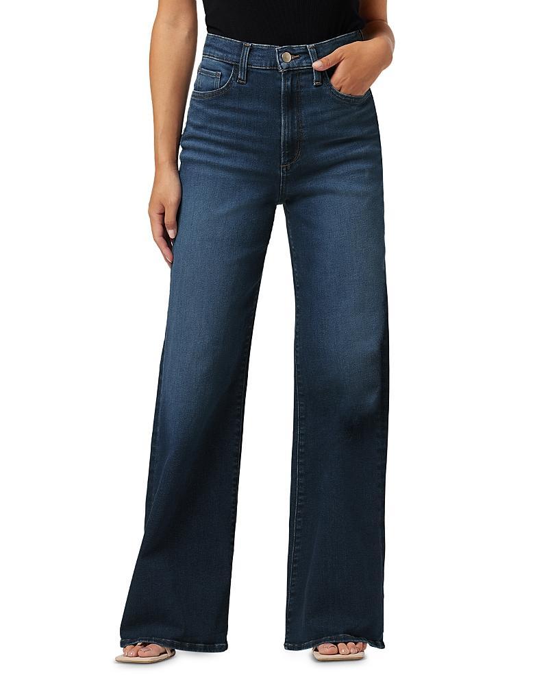 Joes Jeans The Mia Petite High Rise Wide Leg Stretch Jeans in Exhale Product Image