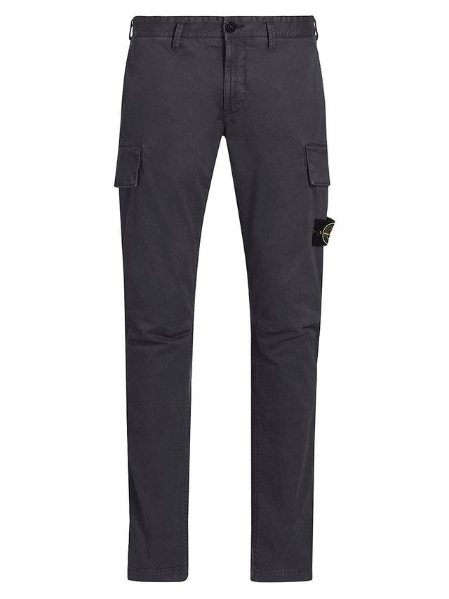 Mens Cotton Skinny Cargo Trousers Product Image