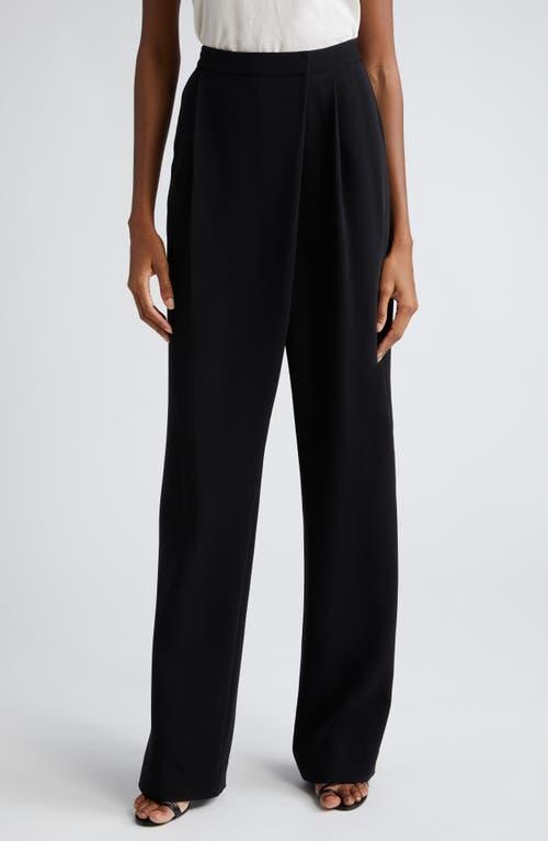 Womens Juliet Wrap-Front Straight-Leg Trousers Product Image