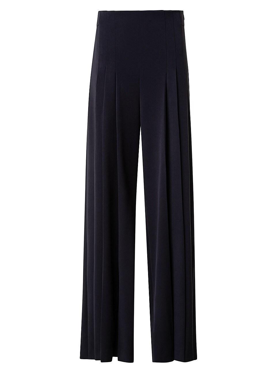 Womens Miyuki Wide-Leg Wool-Blend Pants Product Image