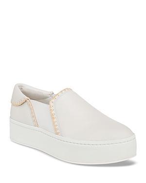 Vince Womens Warren Raffia Slip On Sneakers Product Image