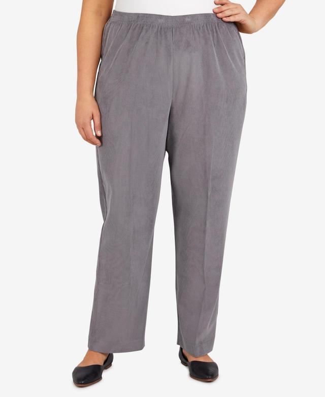 Plus Size Alfred Dunner Classics Pull-On Straight-Leg Pants, Womens Product Image