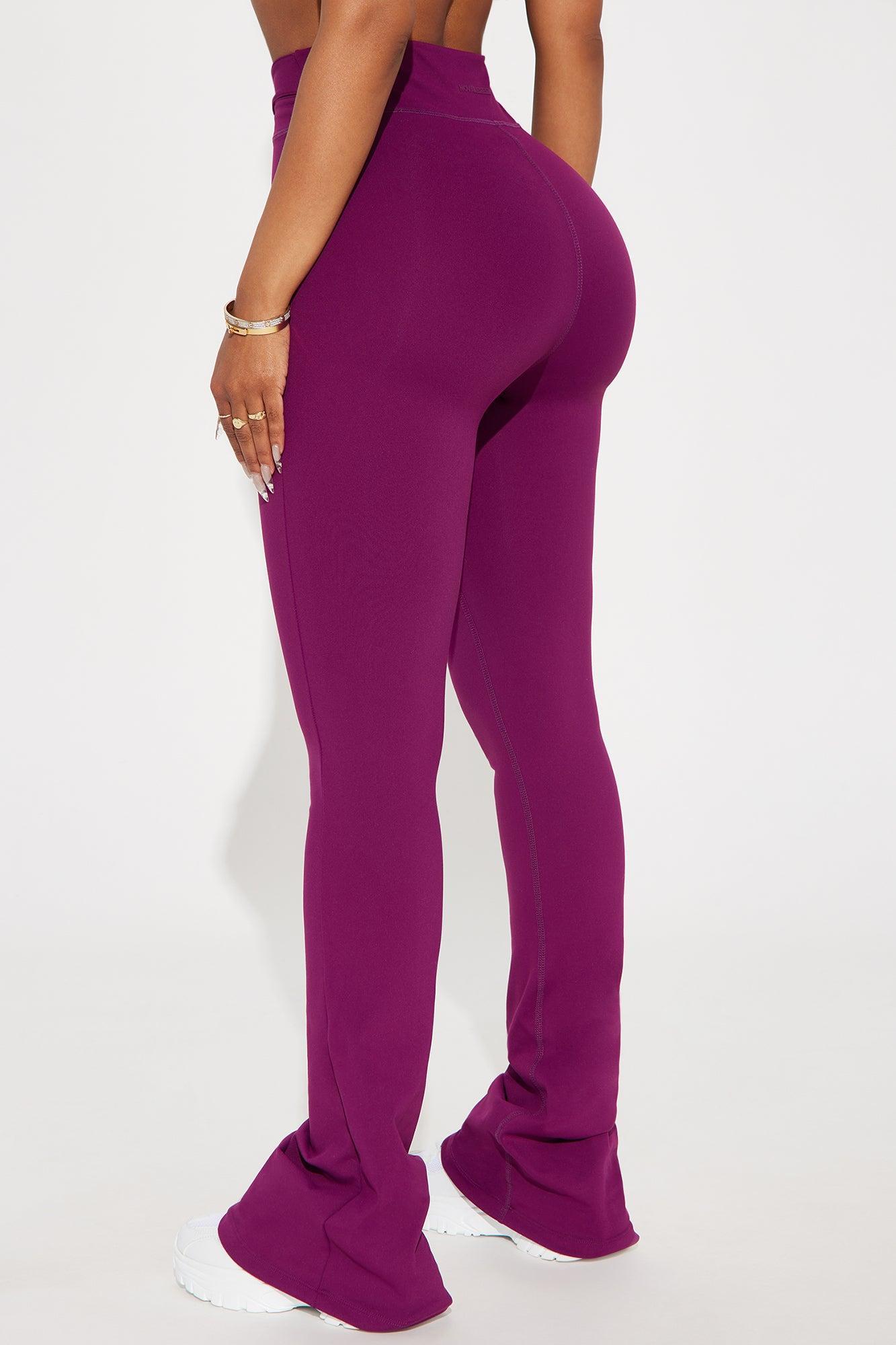 Fire Flow Super Soft Active Yoga Pant - Plum Product Image