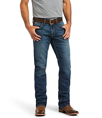 Ariat M5 Straight Stretch Madera Stackable Straight Leg Jeans (Heath) Men's Jeans product image