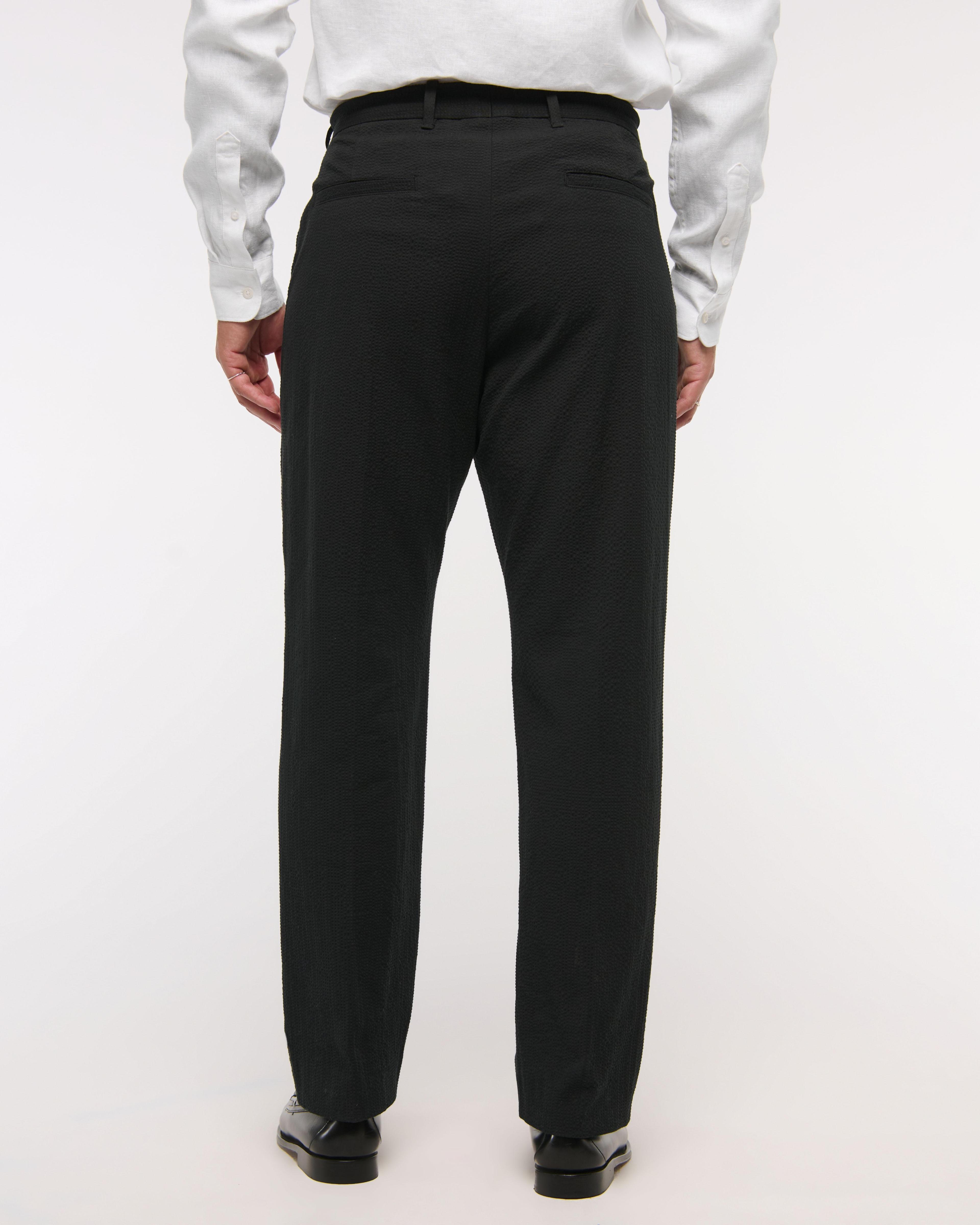 The A&F Collins Athletic Fit Seersucker Suit Pant Product Image