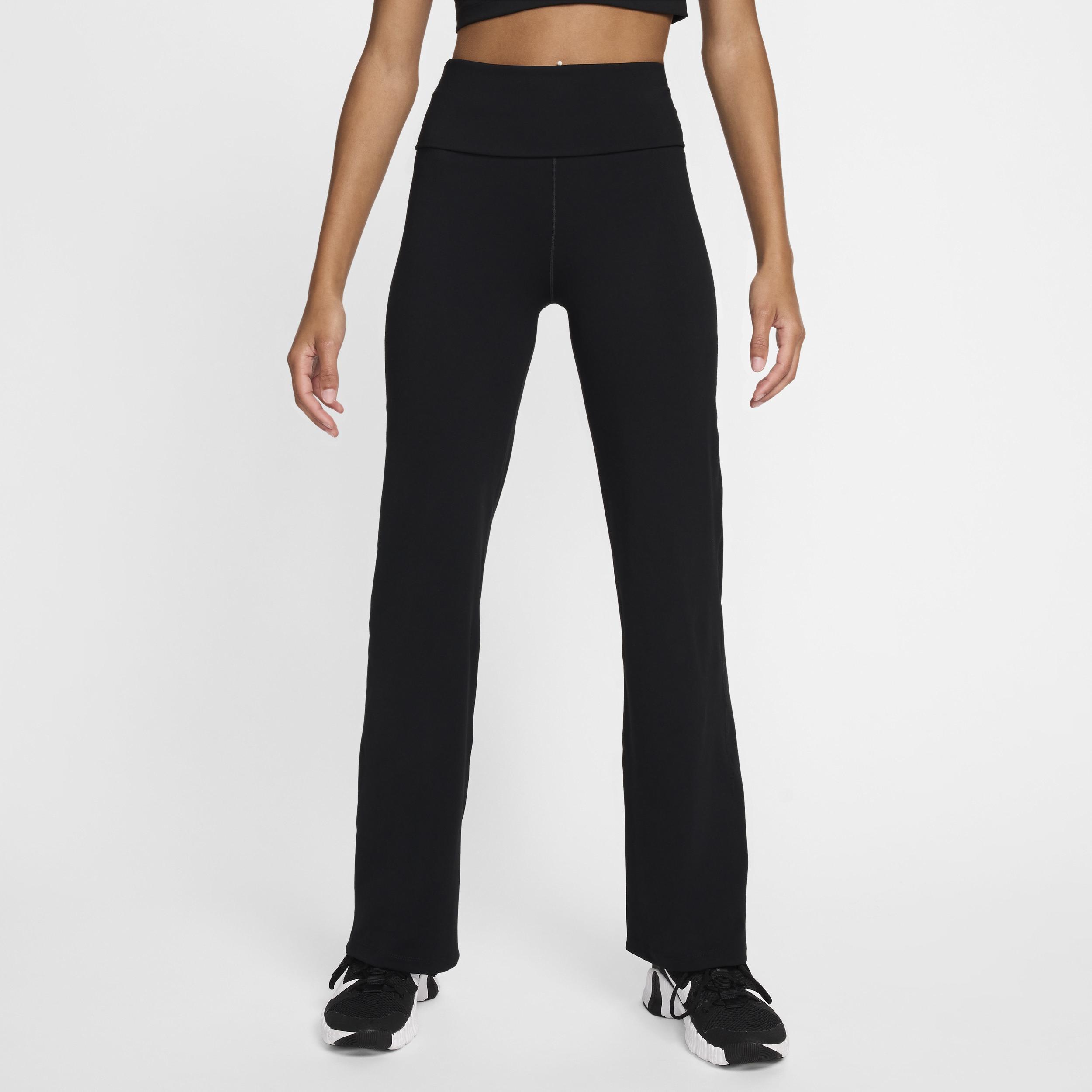 Nike One Women's Dri-FIT High-Waisted Fold-Over Pants Product Image