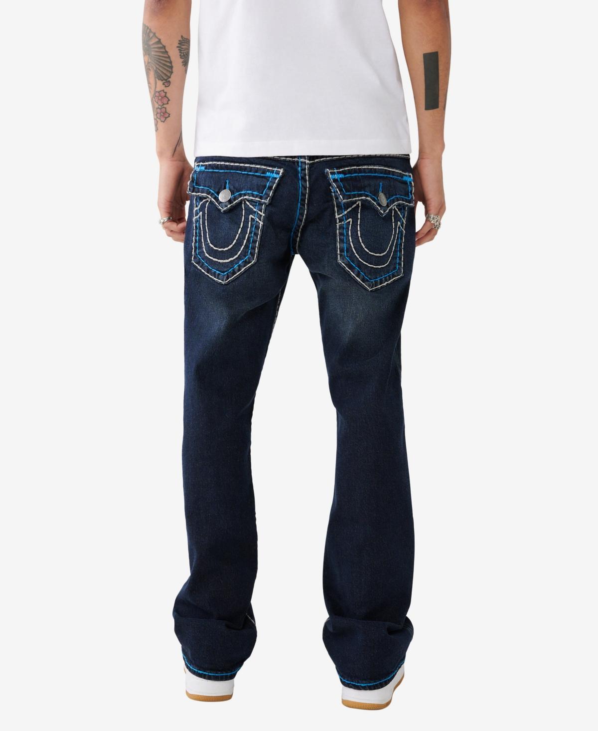 True Religion Mens Billy Flap Super T Bootcut Jeans Product Image