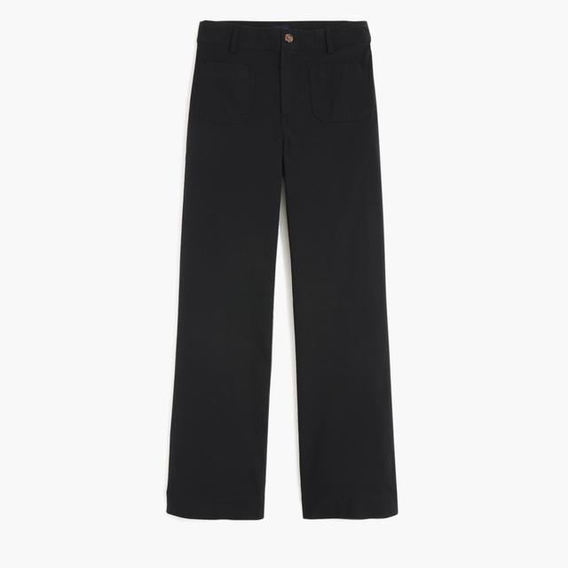 High-rise patch-pocket wide-leg pant Product Image