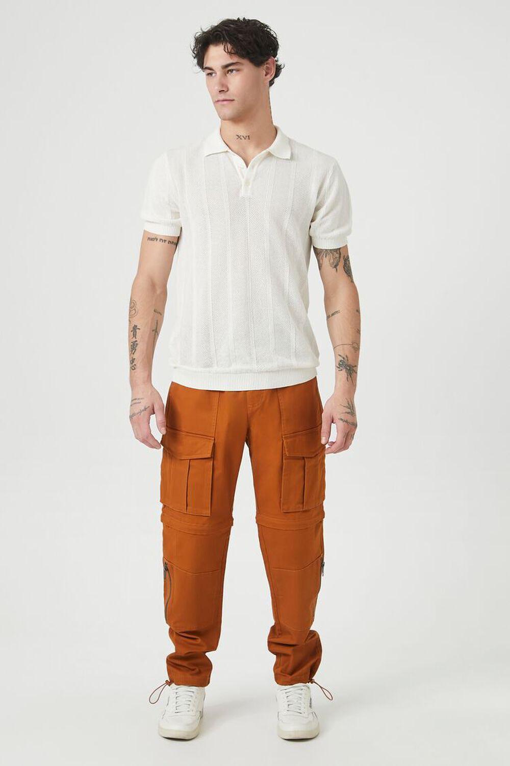 Twill Drawstring Cargo Joggers | Forever 21 Product Image