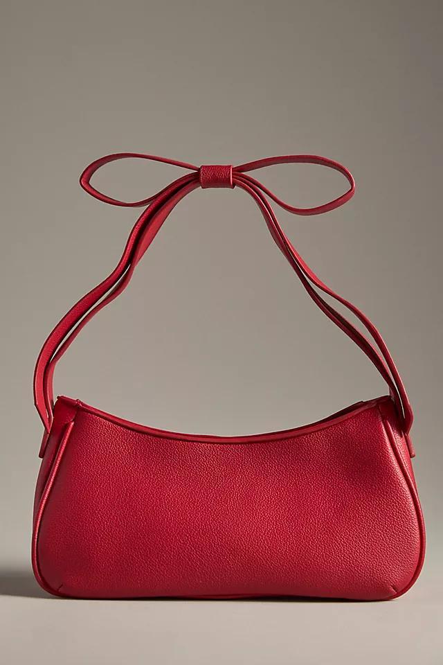 Mali + Lili Pebbled Bow Shoulder Bag Product Image