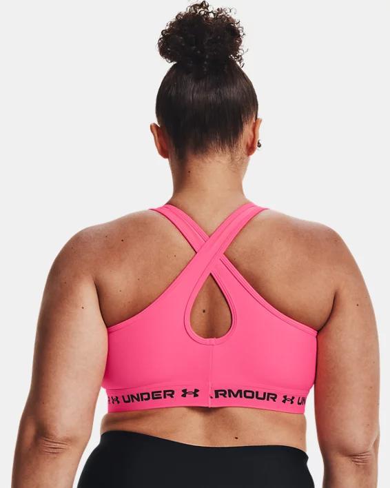 Under Armour Womens Armour Crossback Medium Support Sports Bra , 1X - Womens Workout Bras at Academy Sports Product Image