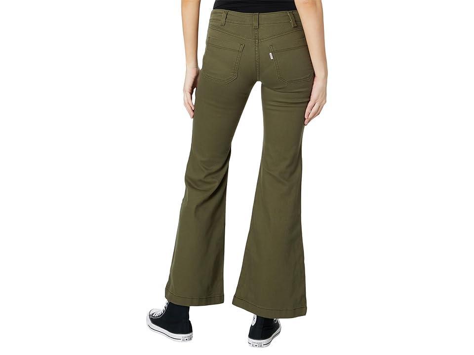 Levi's(r) Womens Superlow Flare Pants (Olive Night) Women's Clothing Product Image