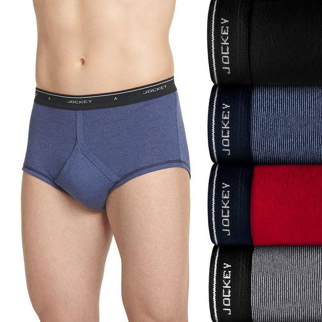 Jockey Classic Full-Rise 4 Pack Briefs, 34 Product Image