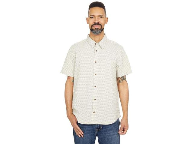 Toad&Co Harris Short Sleeve Shirt (Salt) Men's Clothing Product Image