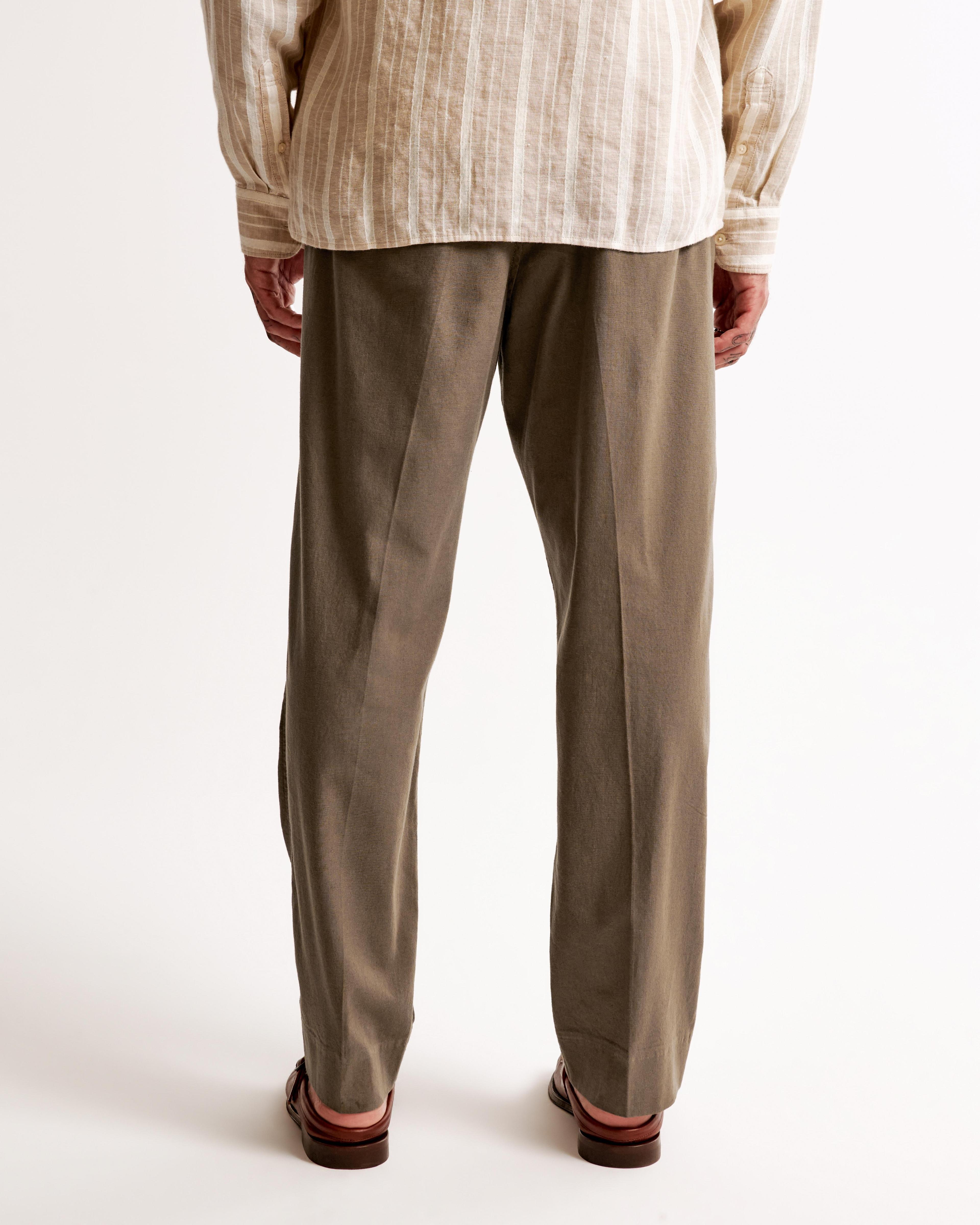 Linen-Blend Pull-On Pant Product Image