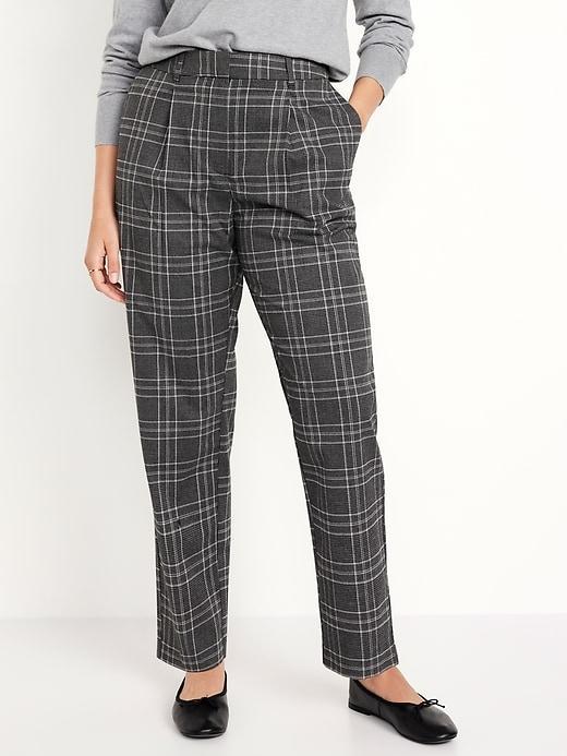 Extra High-Waisted Taylor Relaxed Slim Trouser Pants Product Image