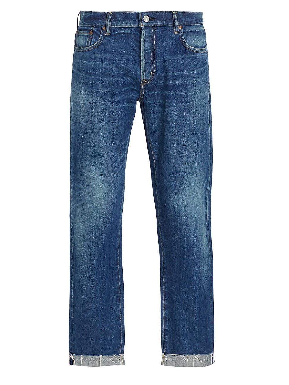 Mens Dellwood Tapered Cotton Jeans Product Image