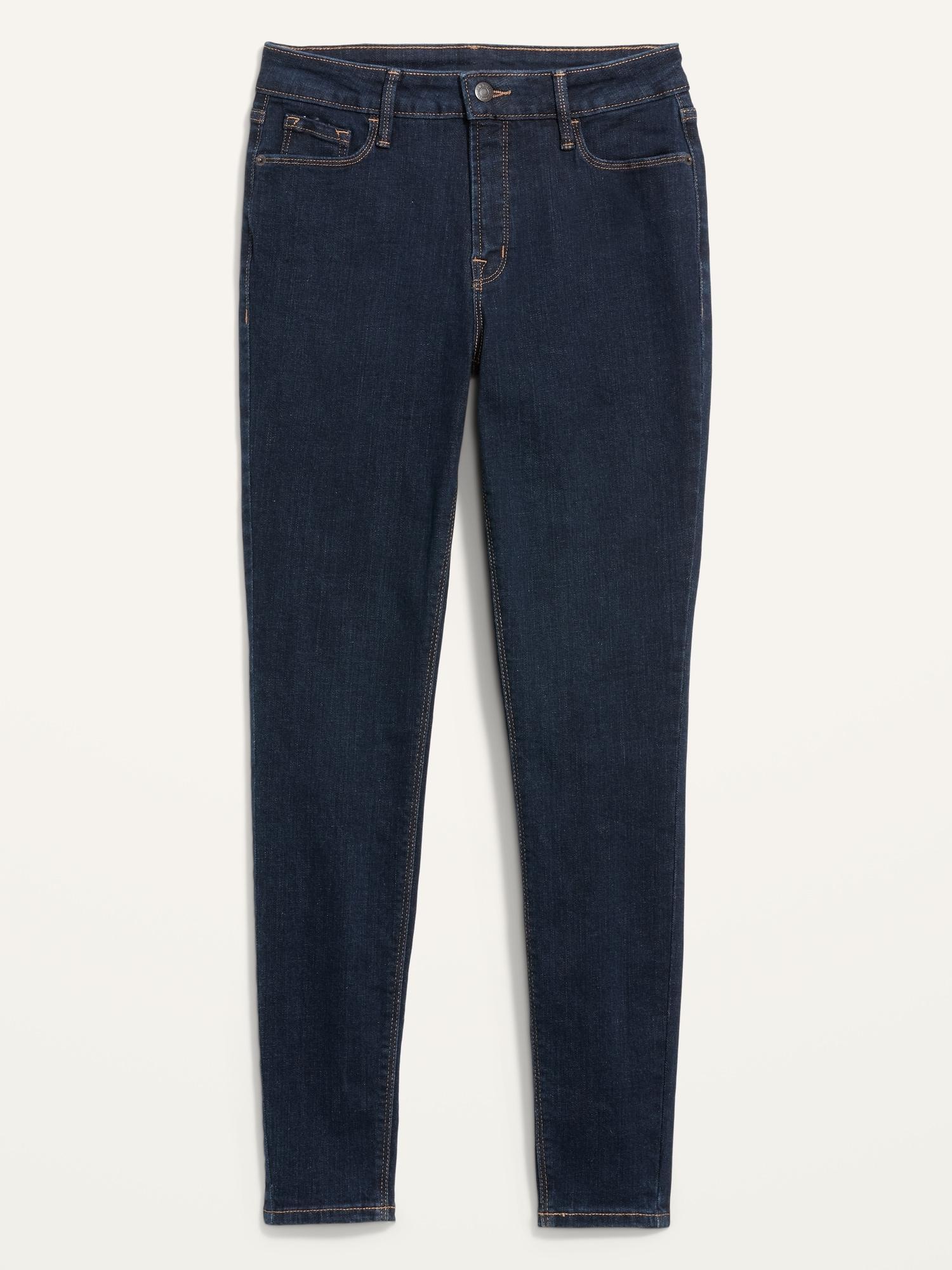 Old Navy High-Waisted Rockstar Super Skinny Jeans for Women - Blue - female - Size: 0 product image