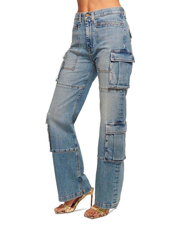 Giana Wide-Leg Cargo Jeans Product Image