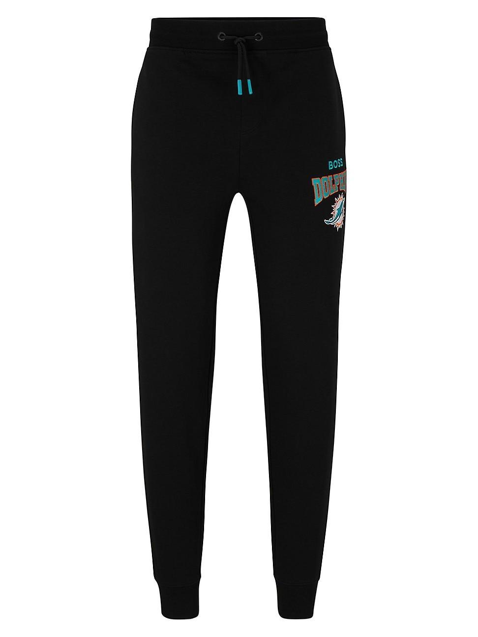 Mens BOSS x NFL Cotton-Terry Tracksuit Bottoms Product Image