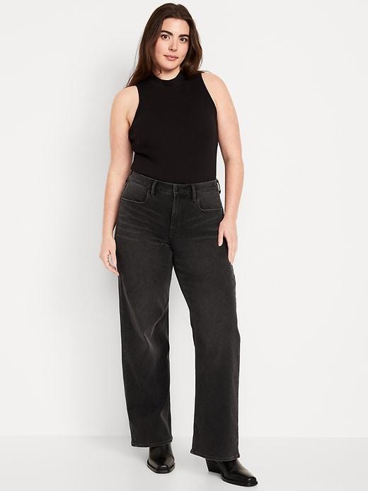 High-Waisted Wow Wide-Leg Jeans product image