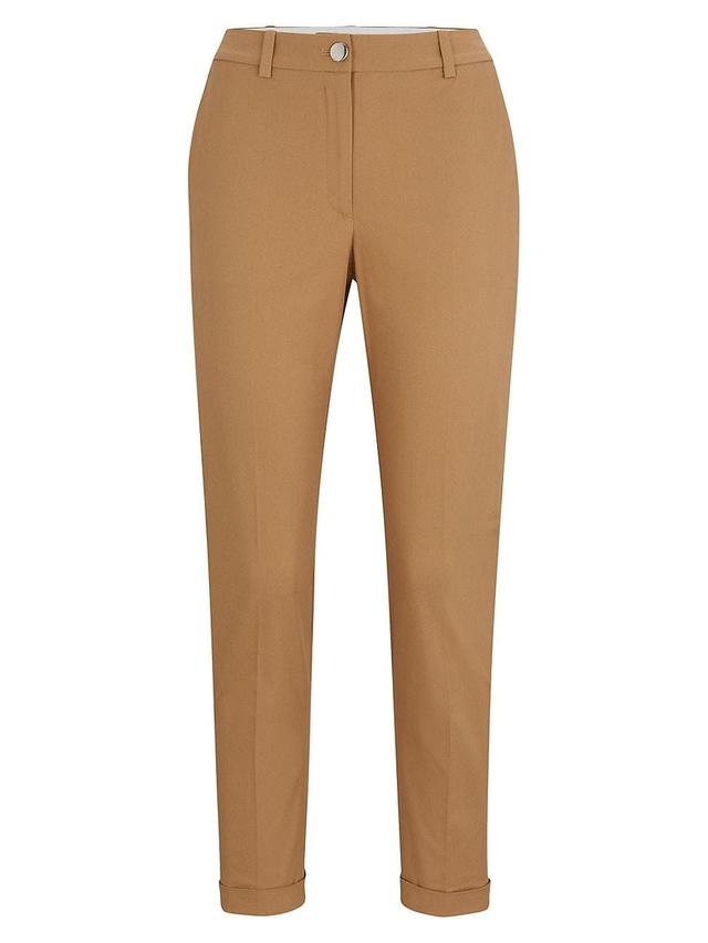 BOSS Tachinoa Stretch Cotton Ankle Pants Product Image