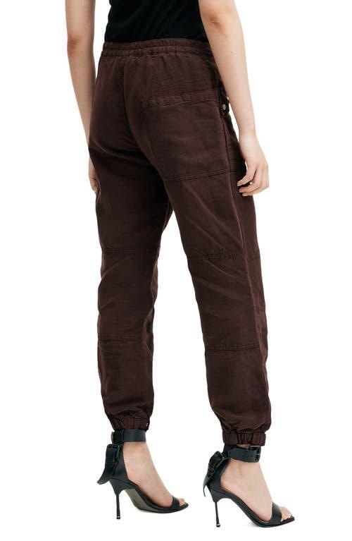 Val Cargo Joggers In Dark Wine Red Product Image