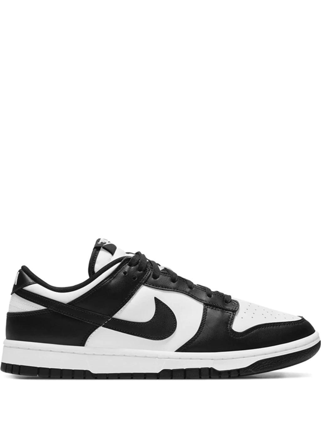 Dunk Low Retro Sneakers In White Product Image