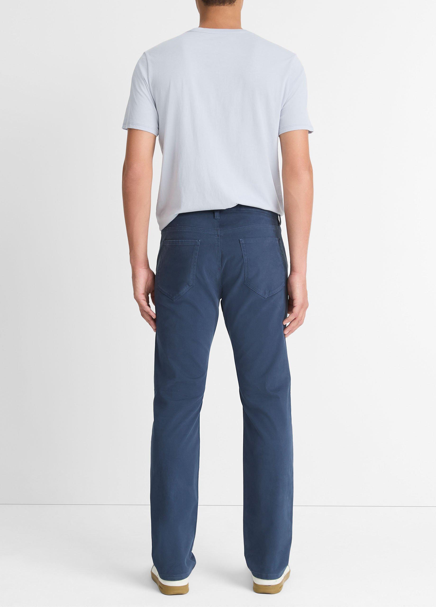 Dylan Slim 5-Pocket Peached Stretch-Cotton Pant Product Image