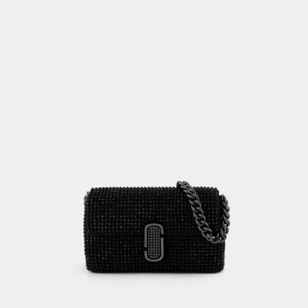 MARC JACOBS The Mini J Marc Shoulder Bag In Black Product Image