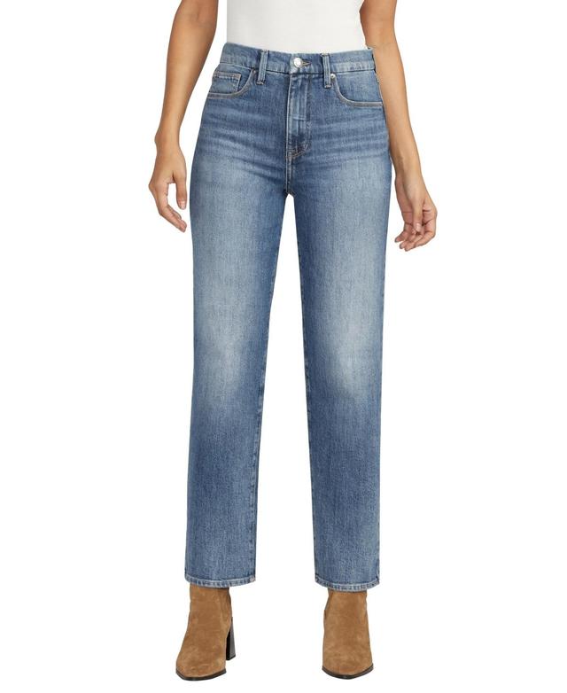 Jag Jeans Rachel High-Rise Relaxed Tapered Leg Jeans (Big Chill) Women's Jeans Product Image