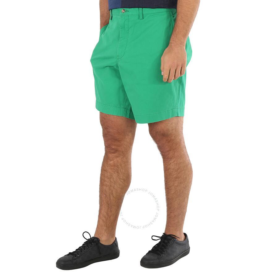 Men's Green Straight-leg Chino Shorts Product Image