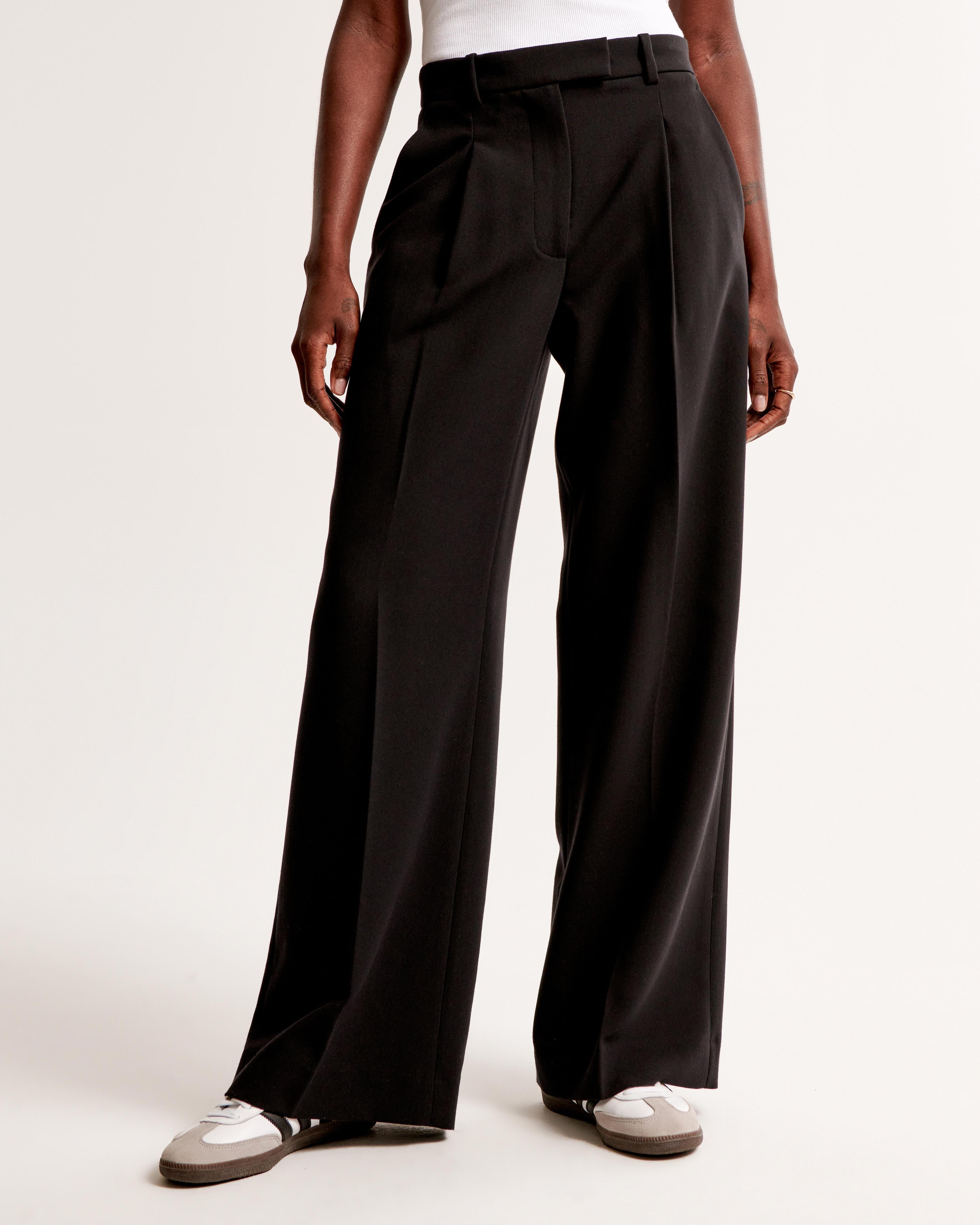 A&F Harper Tailored Ultra Wide Leg Pant Product Image