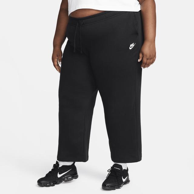 Women's Nike Sportswear Club Fleece Mid-Rise Wide-Leg Sweatpants (Plus Size) Product Image