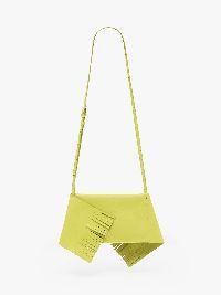 MINI SCARF BAG - SUEDE SHOULDER BAG in green | JW Anderson US  Product Image