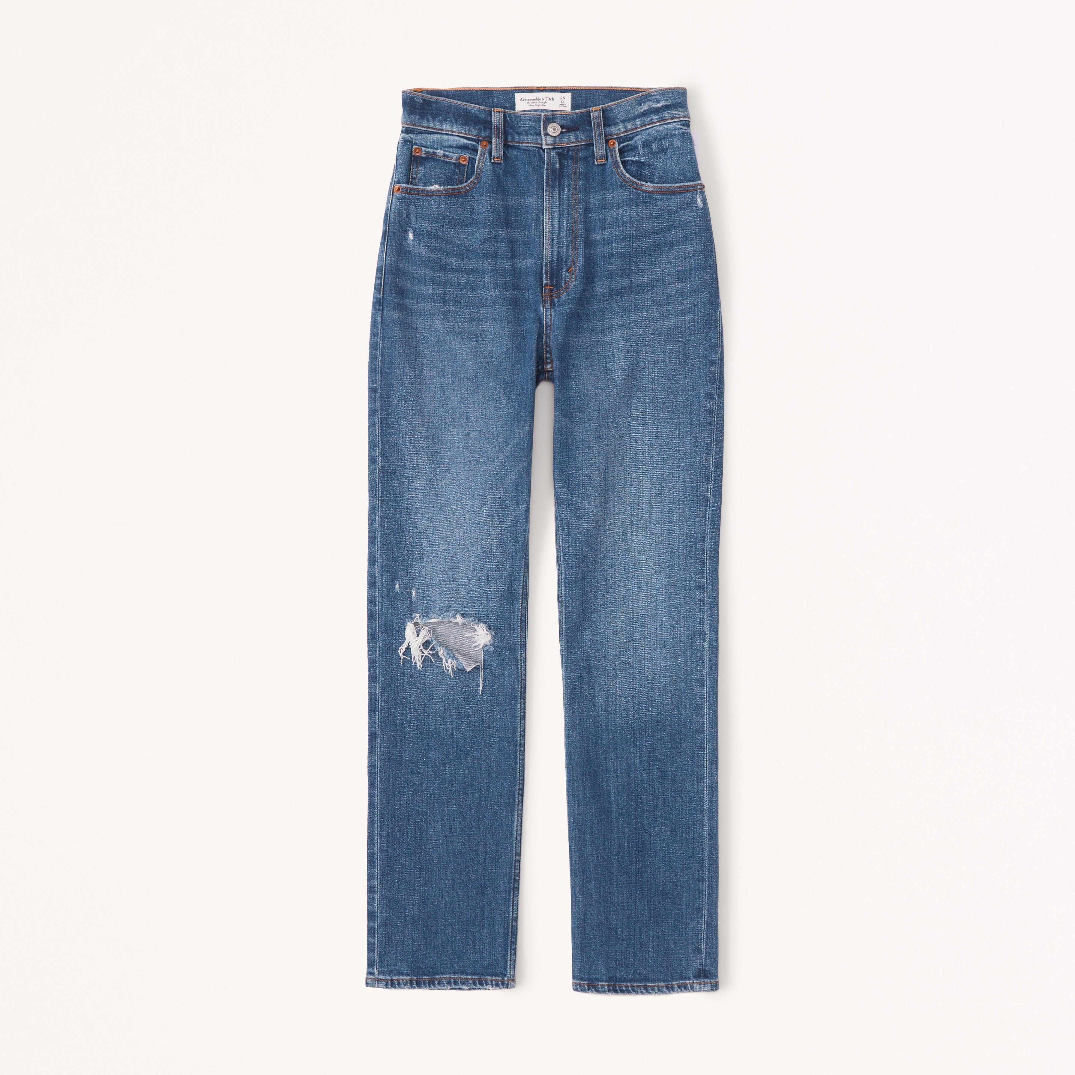 Ultra High Rise Ankle Straight Jean Product Image