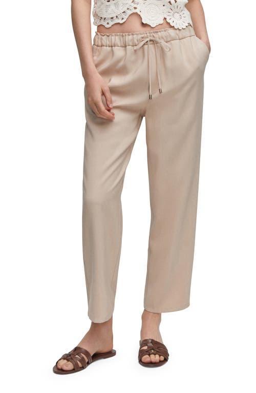 MANGO Flowy Straight Leg Pants Product Image