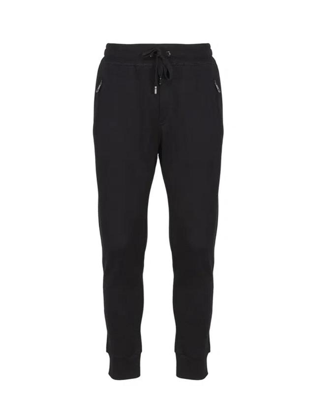 Jogging Pants In Jersey With Logo Plaque In Black Product Image