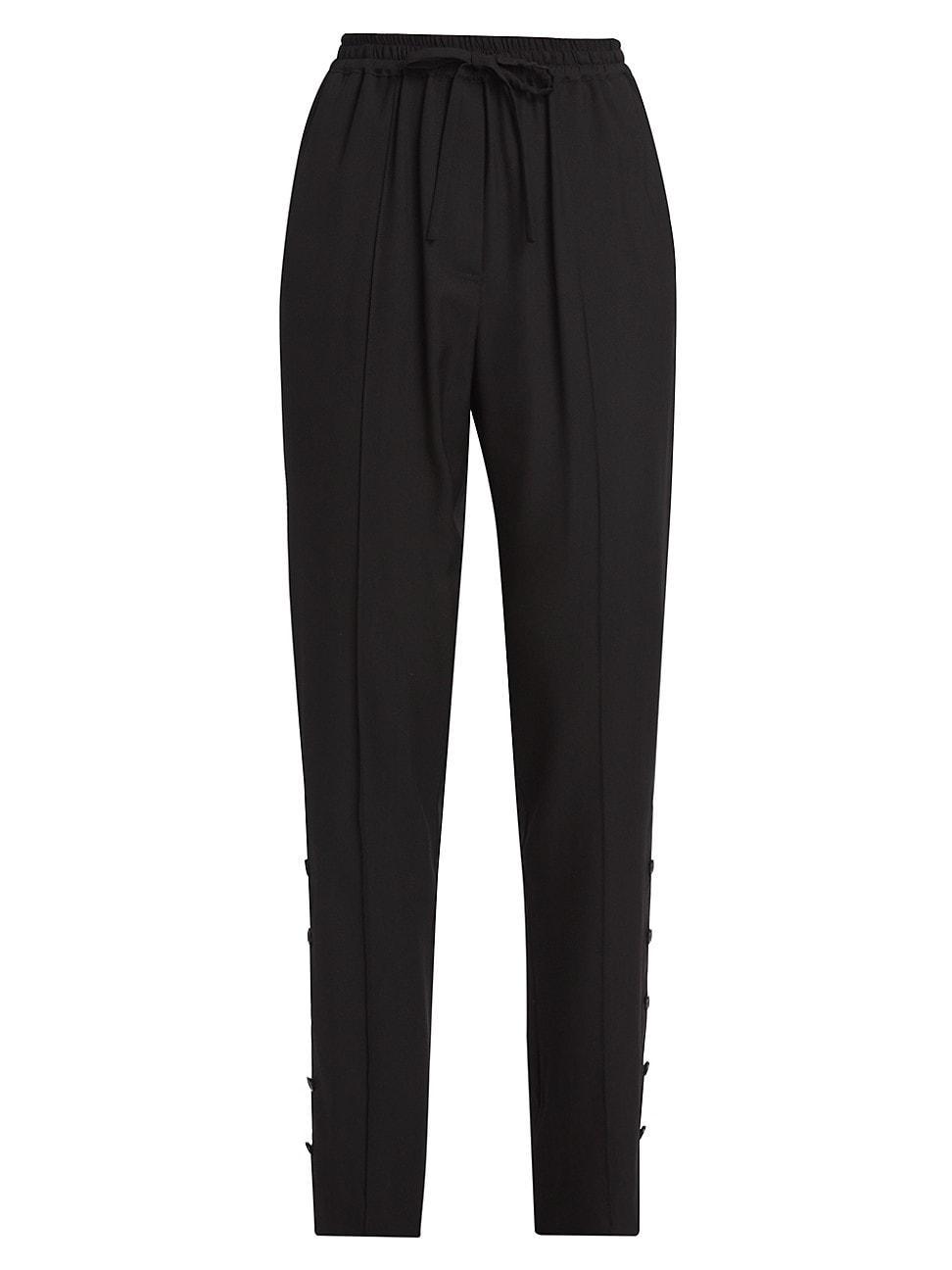 Womens Button-Vent Oversized Pants Product Image