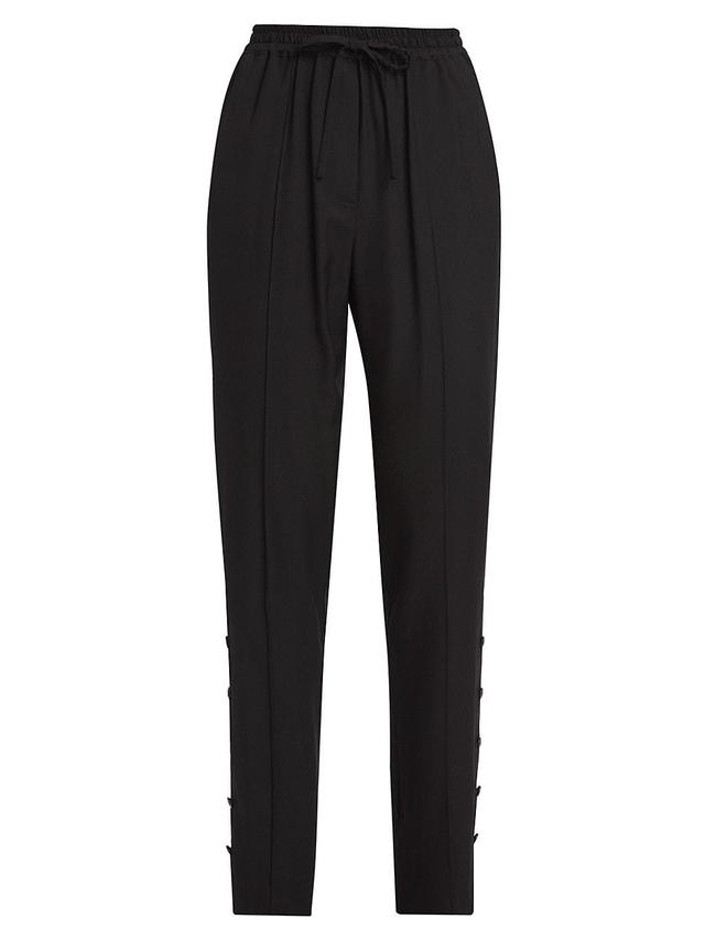 Womens Button-Vent Oversized Pants Product Image