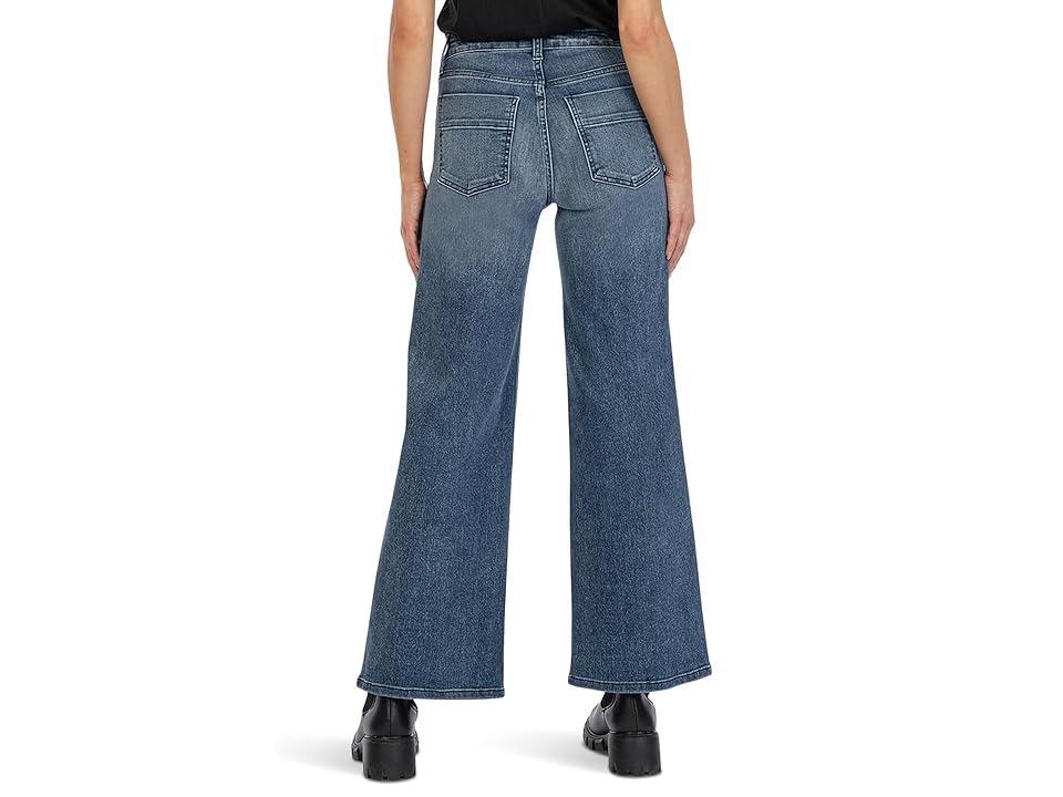 KUT from the Kloth Jean High-Rise Flare Patch Pocket in Obtainable (Obtainable) Women's Jeans Product Image